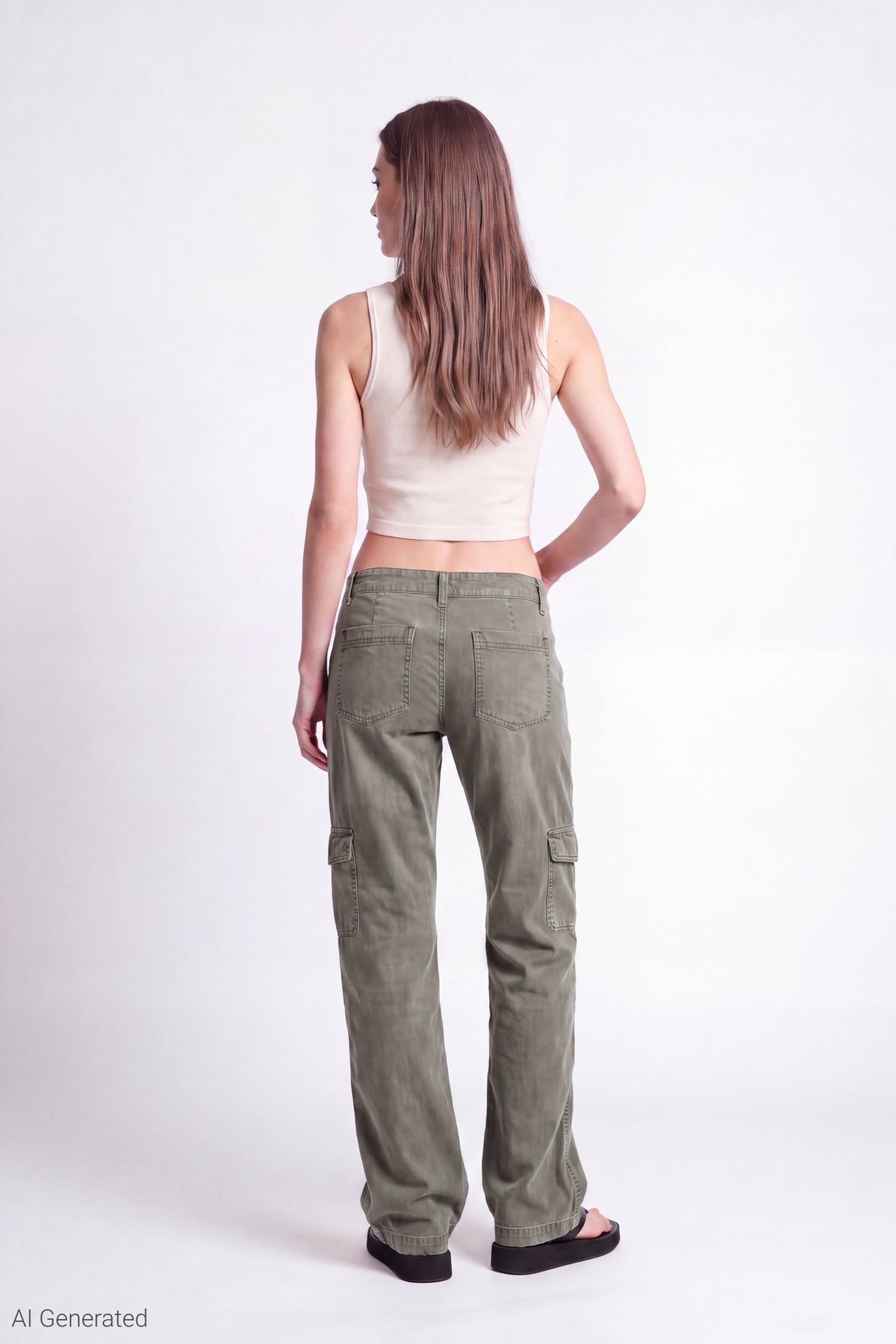 Alt View 2. Cargo Pant - Dark Green