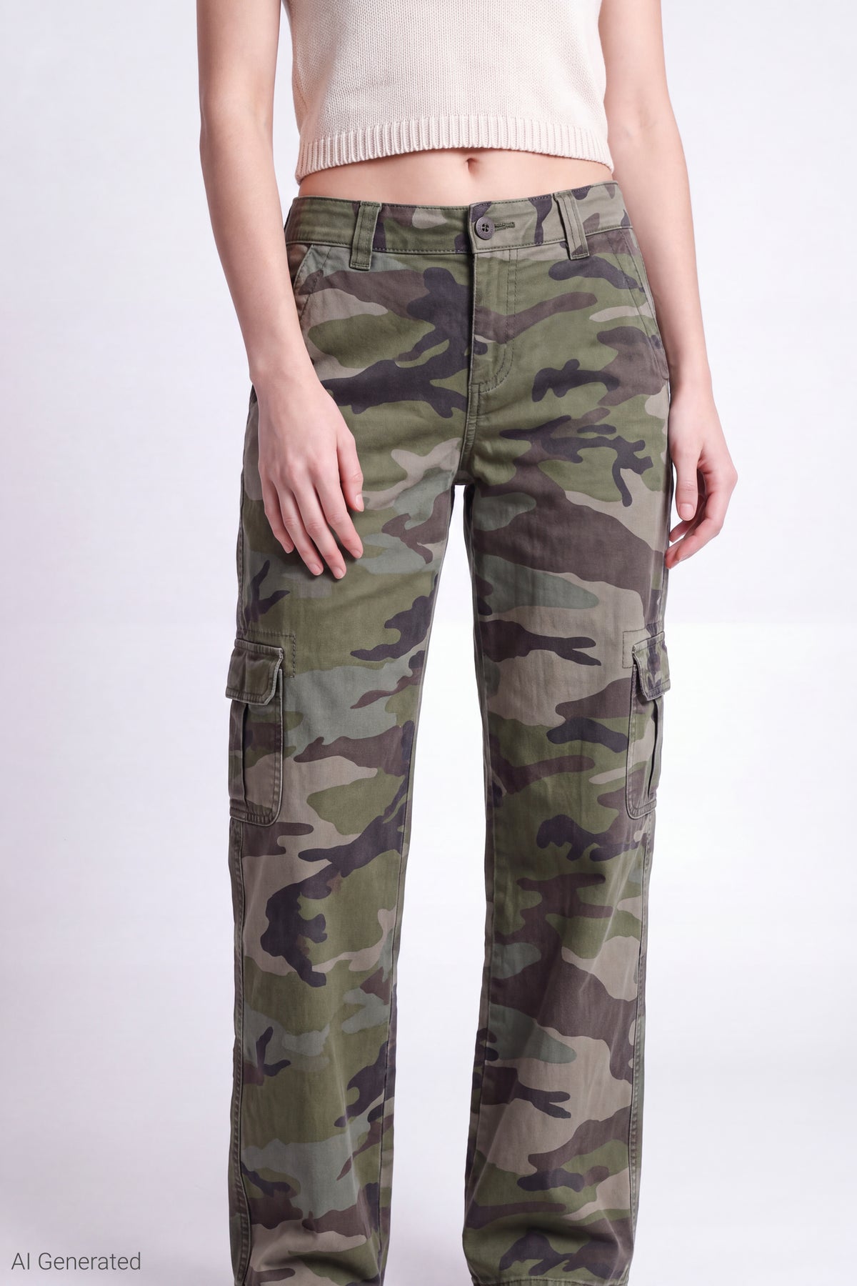 Alt View 3. Cargo Pant - Camouflage