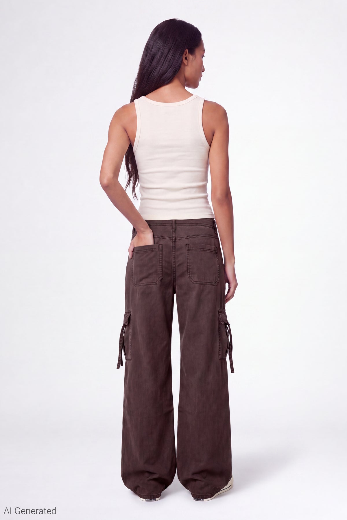 Alt View 2. Cargo Pant - Brown