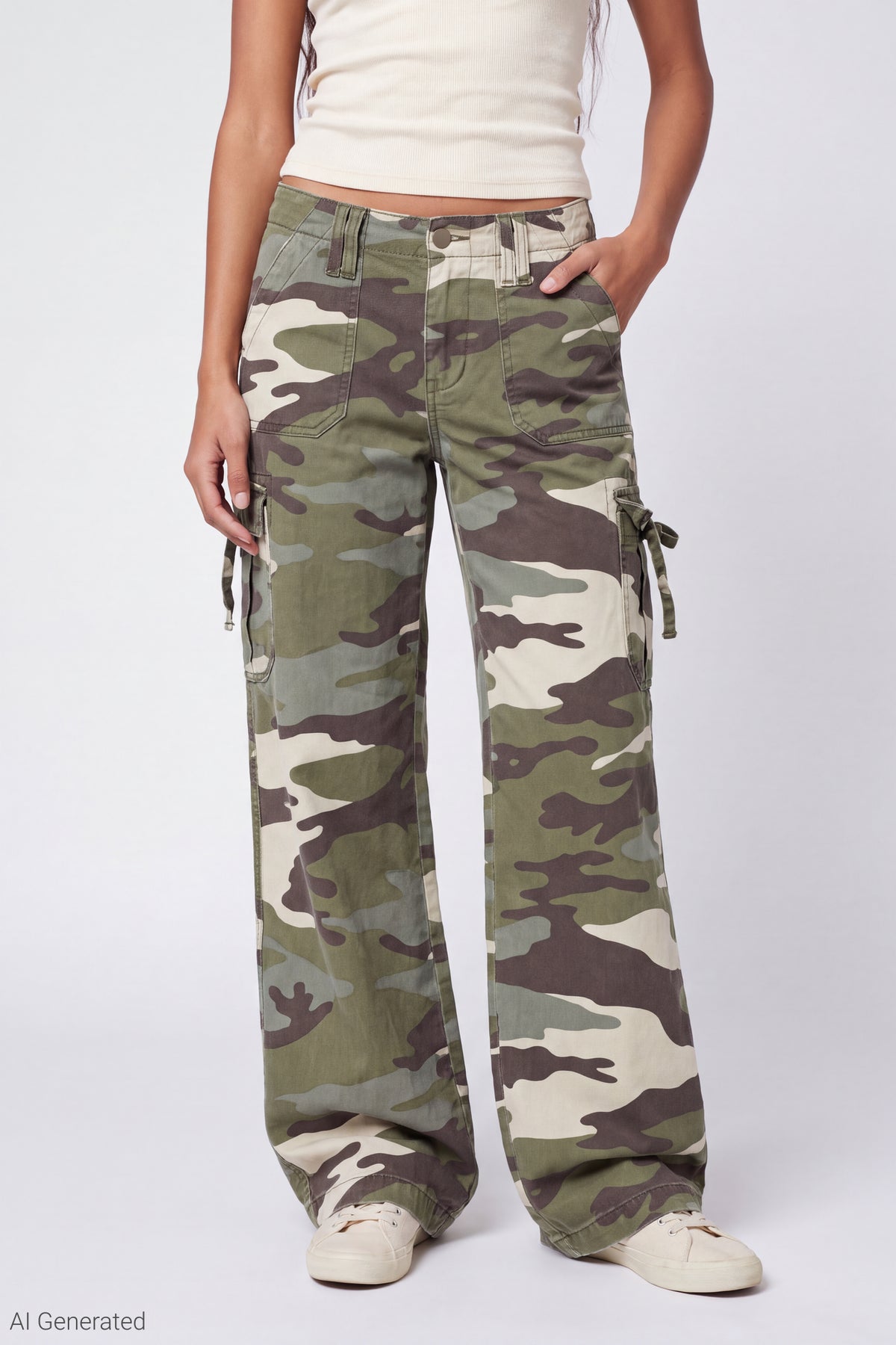 Alt View 3. Cargo Pant - Camouflage