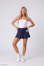 Fleece Graphic Skort