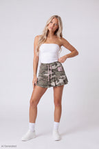 Fleece Graphic Skort
