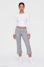 Foldover Waist Capri