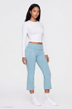 Foldover Waist Capri