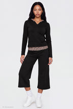 Foldover Waist Capri