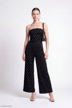 Strapless Wide Leg Jumpsuit