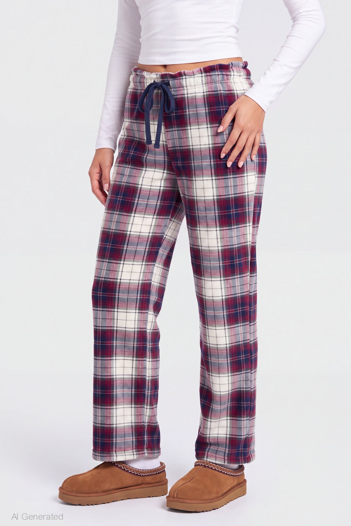 Alt View 3. Plush Pajama Pant - Multi