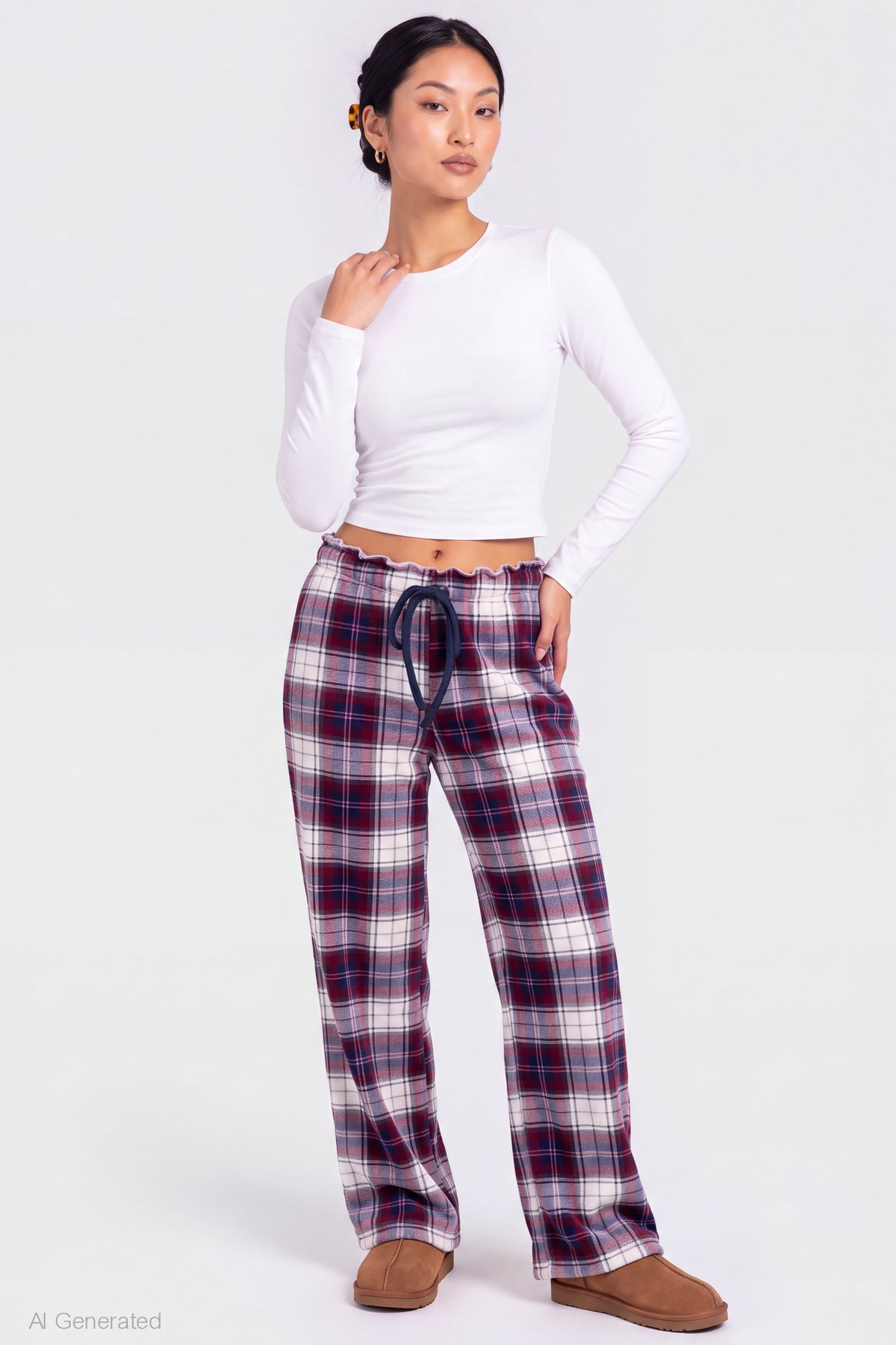 Plush Pajama Pant - Multi