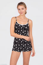Halloween Ribbed Pajama Romper
