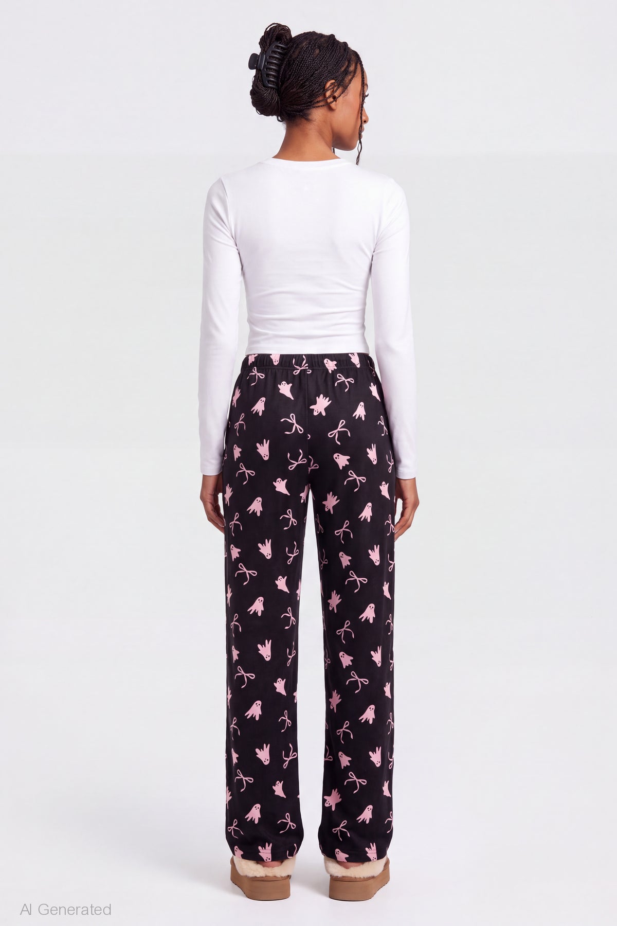 Alt View 2. Halloween Lounge Pant - Black