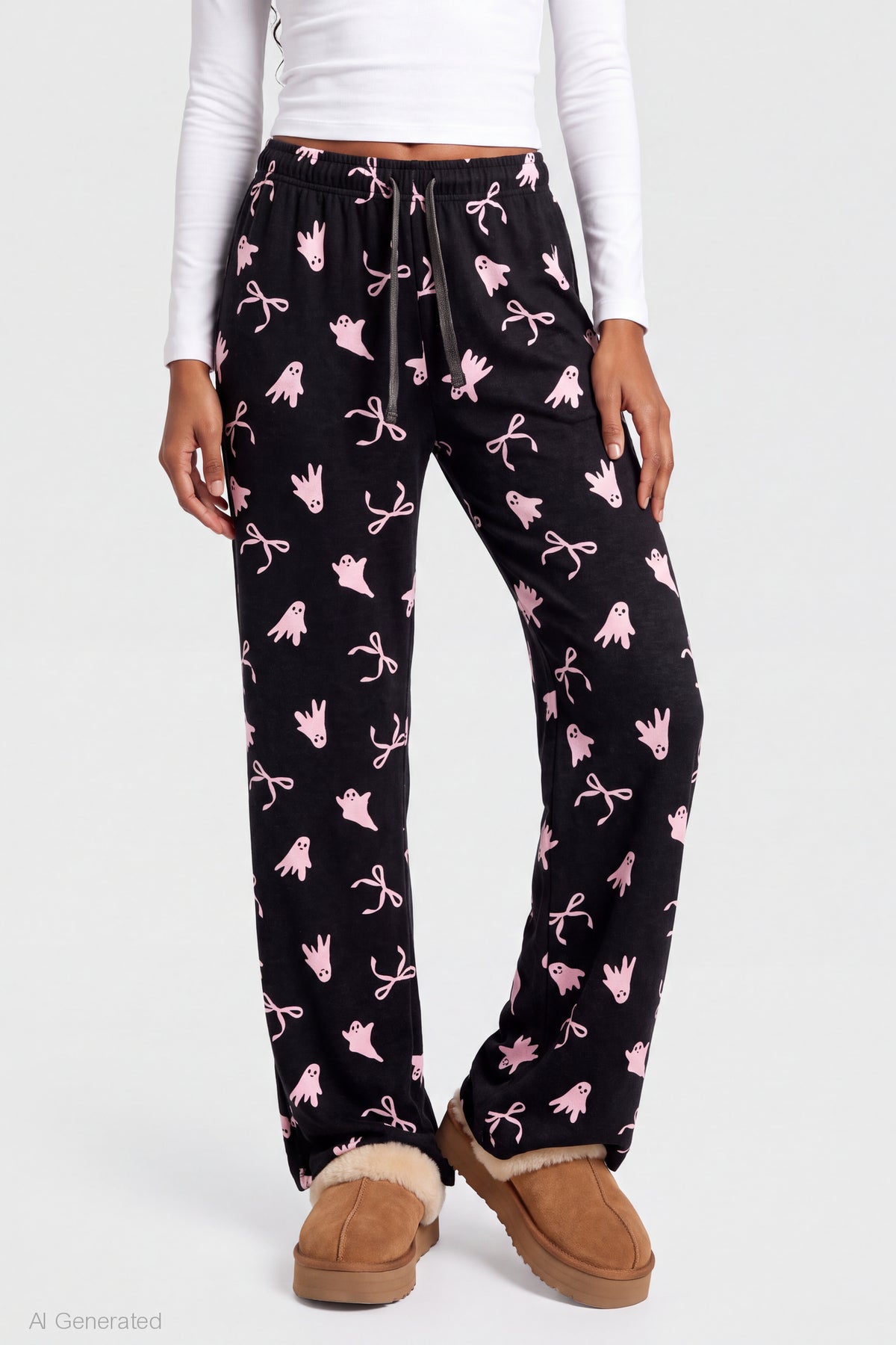 Alt View 3. Halloween Lounge Pant - Black