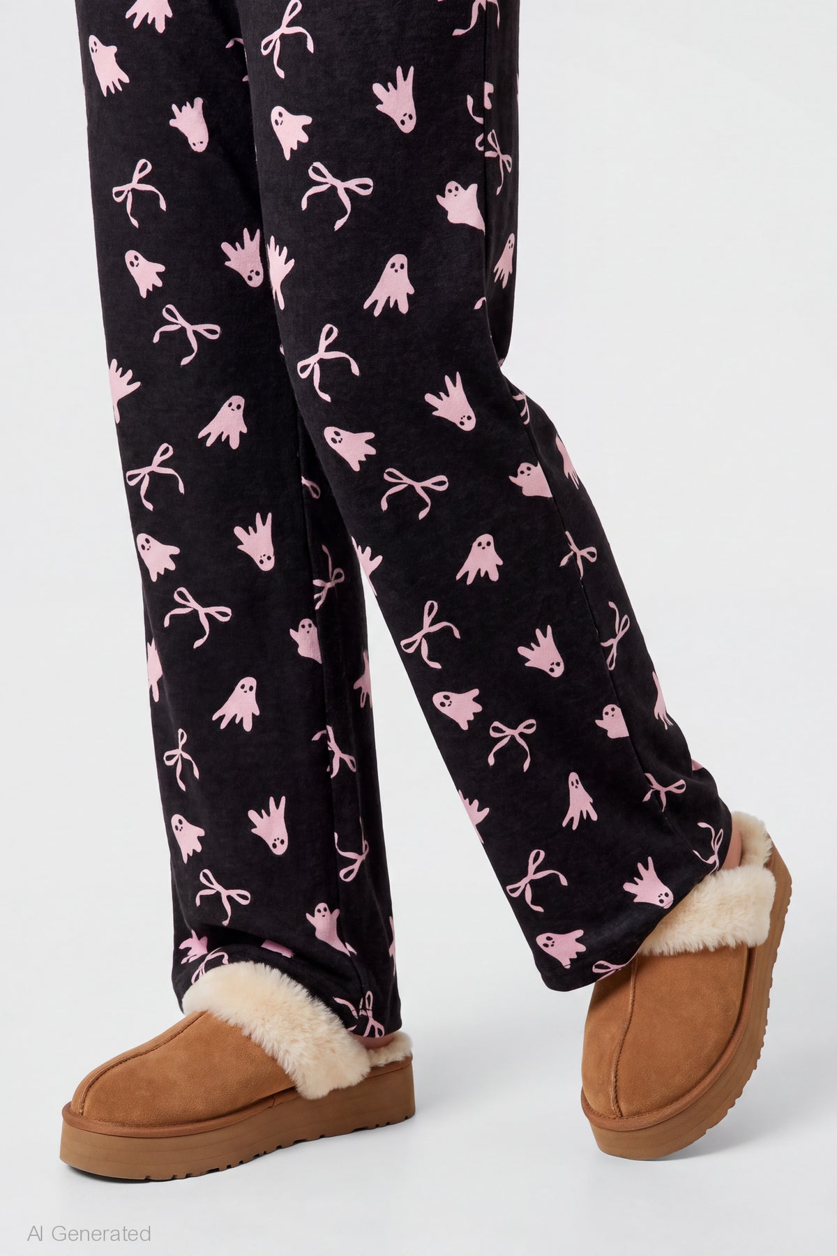 Alt View 4. Halloween Lounge Pant - Black