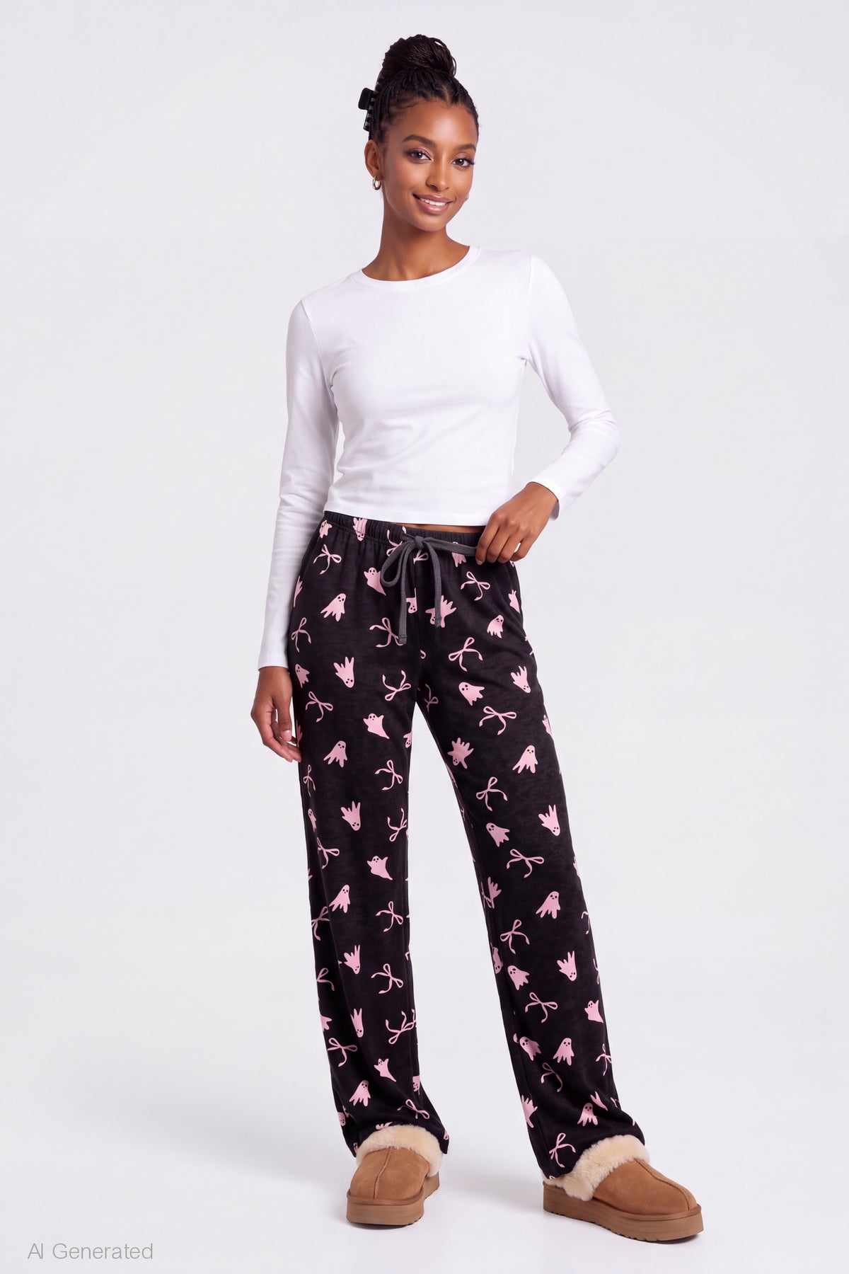 Halloween Lounge Pant - Black