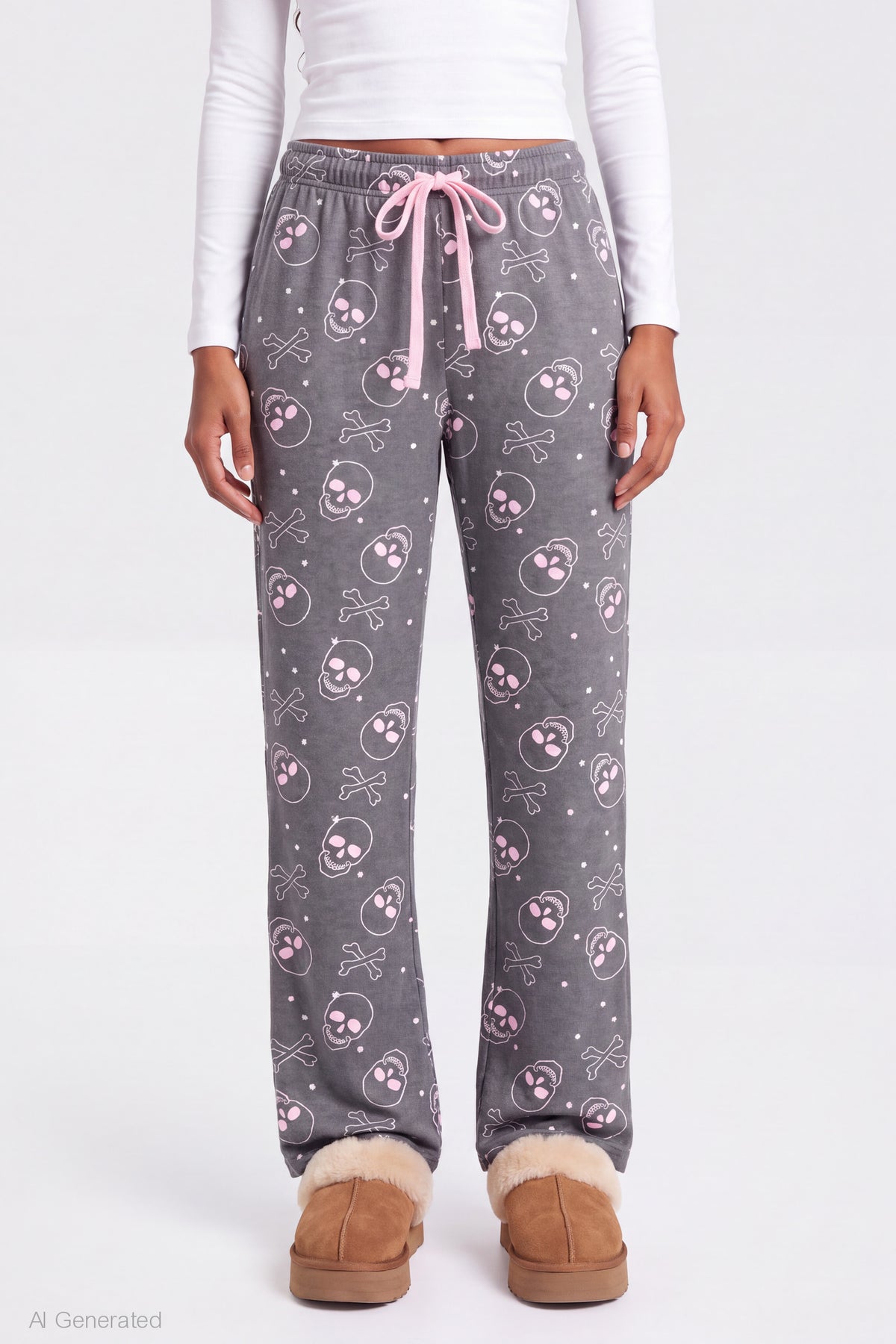 Alt View 3. Halloween Lounge Pant - Charcoal