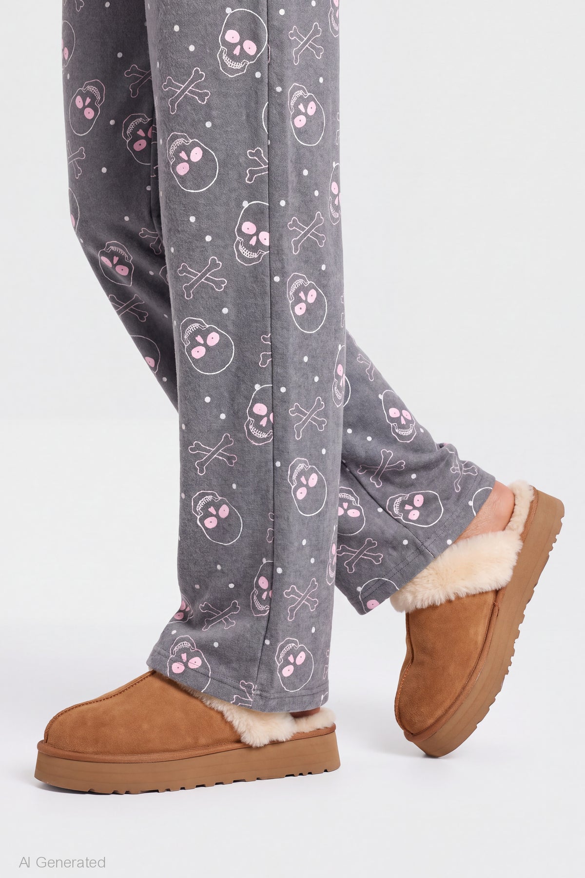 Alt View 4. Halloween Lounge Pant - Charcoal