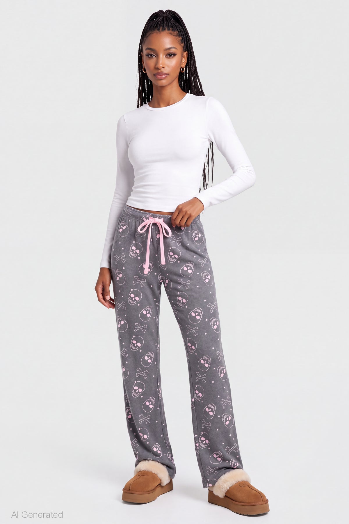 Halloween Lounge Pant - Charcoal