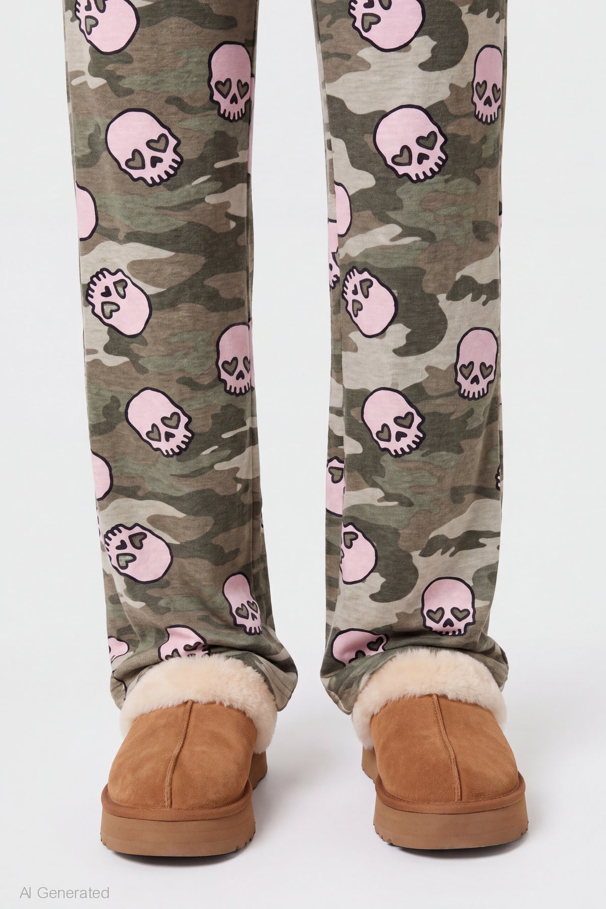Alt View 4. Halloween Lounge Pant - Dark Green