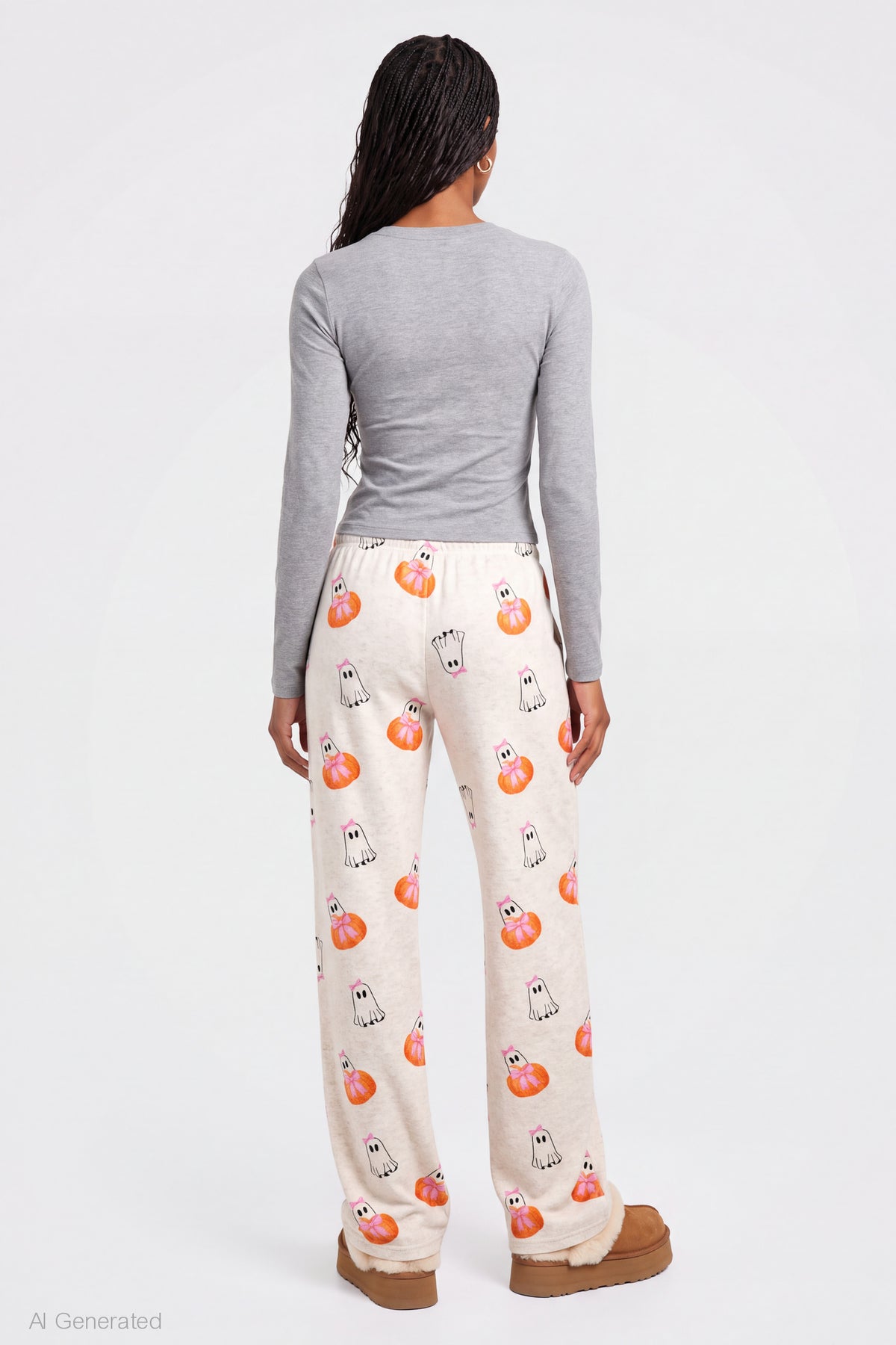 Alt View 2. Halloween Lounge Pant - Ivory