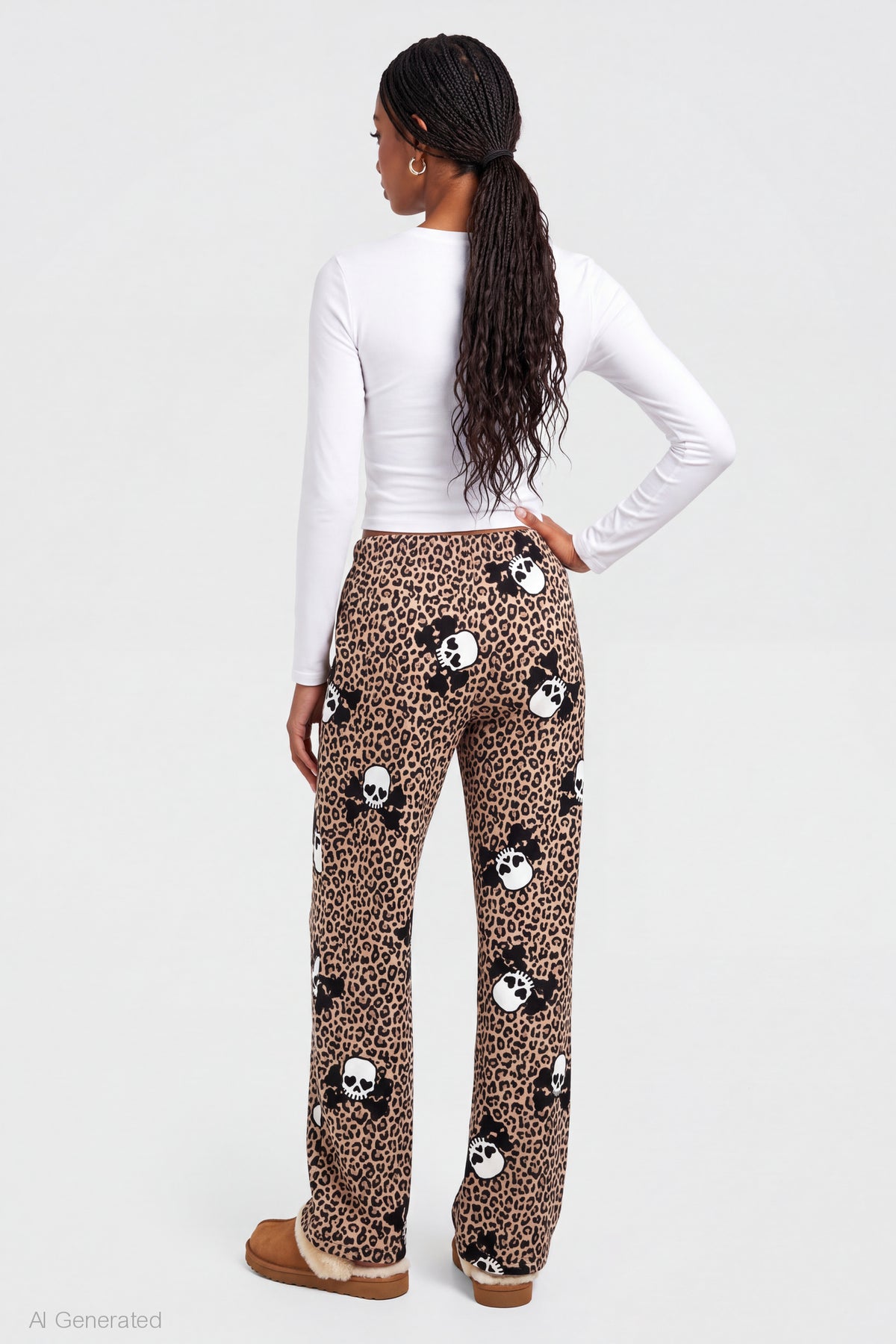 Alt View 2. Halloween Lounge Pant - Leopard