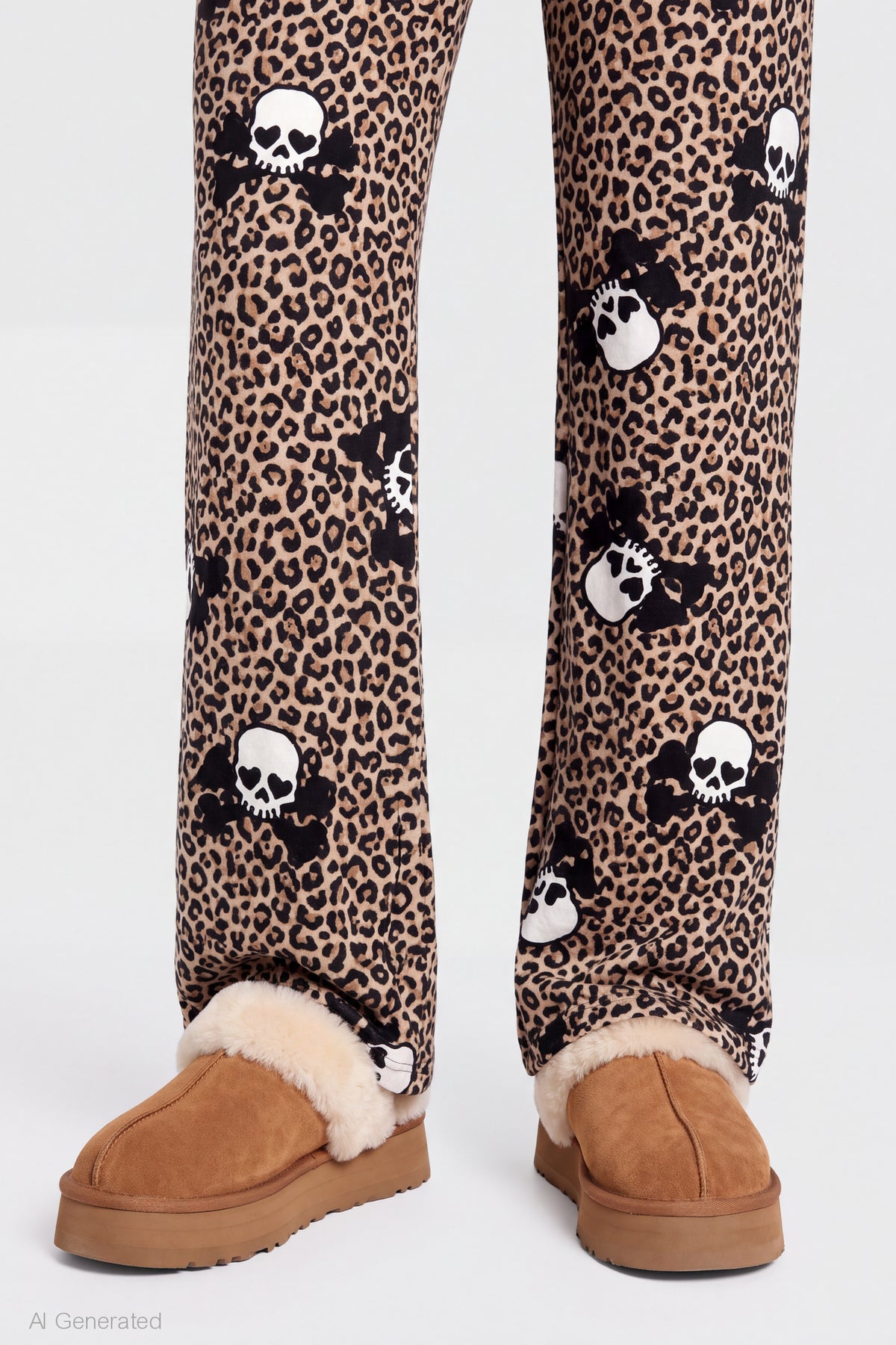 Alt View 4. Halloween Lounge Pant - Leopard