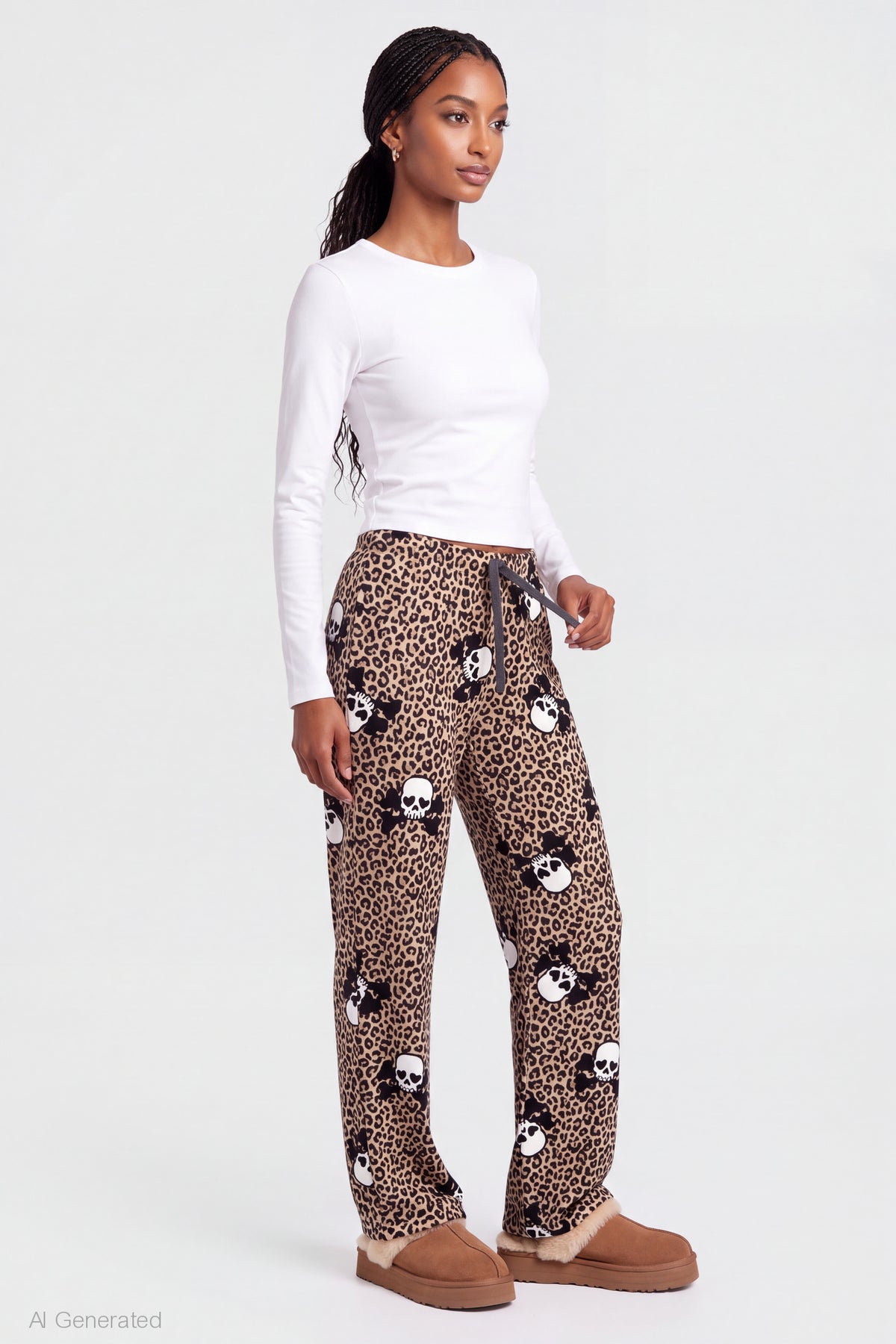 Halloween Lounge Pant - Leopard