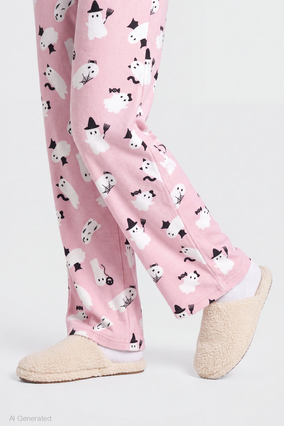 Alt View 4. Halloween Lounge Pant - Pink
