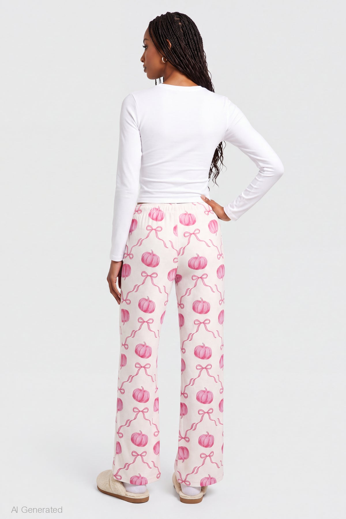 Alt View 2. Halloween Lounge Pant - Orange