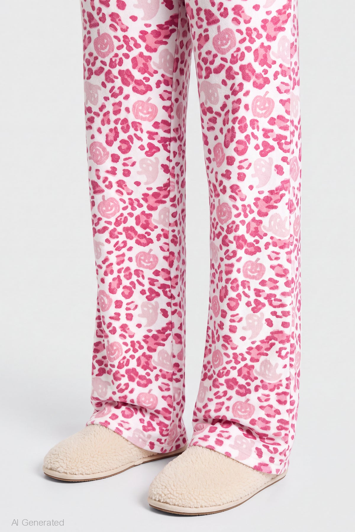 Alt View 4. Halloween Lounge Pant - Fuchsia
