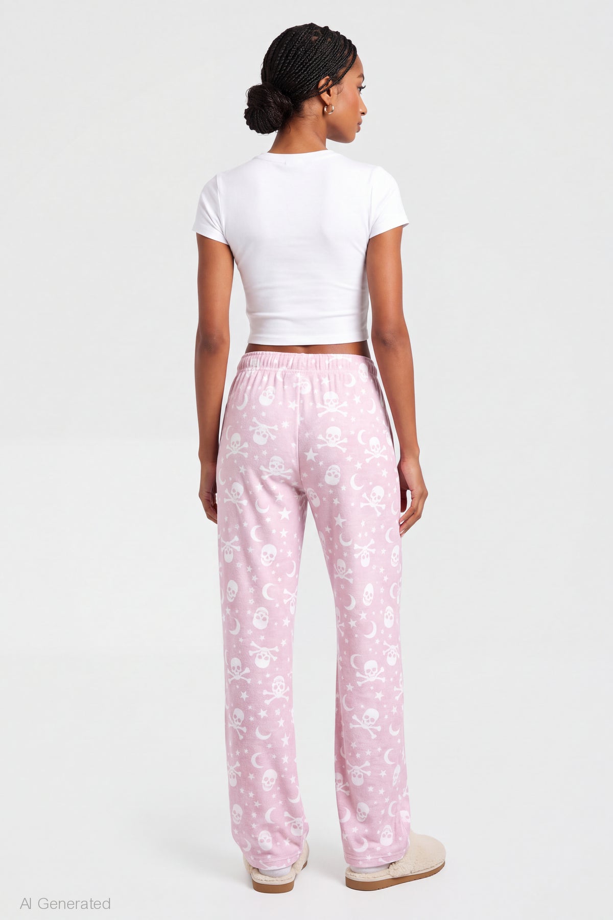 Alt View 2. Halloween Lounge Pant - Light Pink