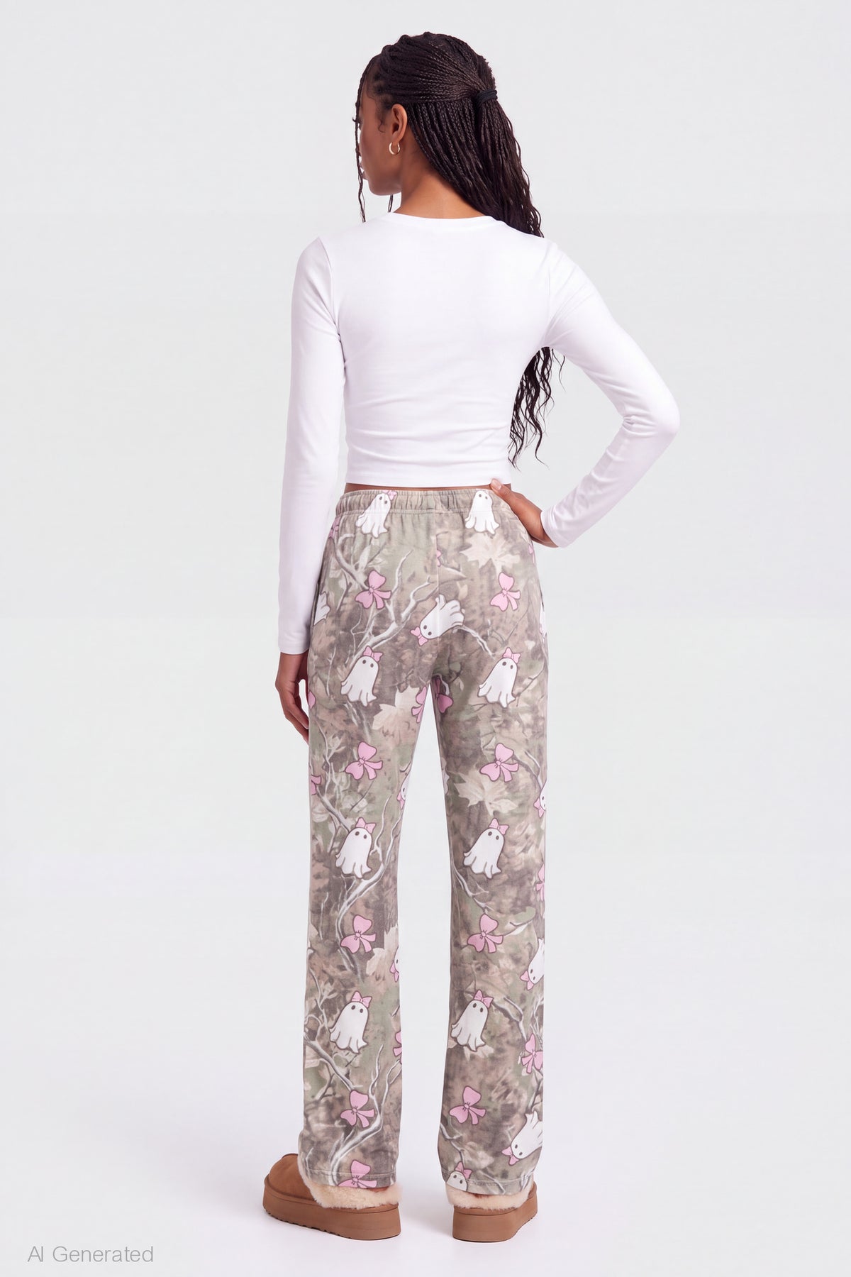 Alt View 2. Halloween Lounge Pant - Camouflage