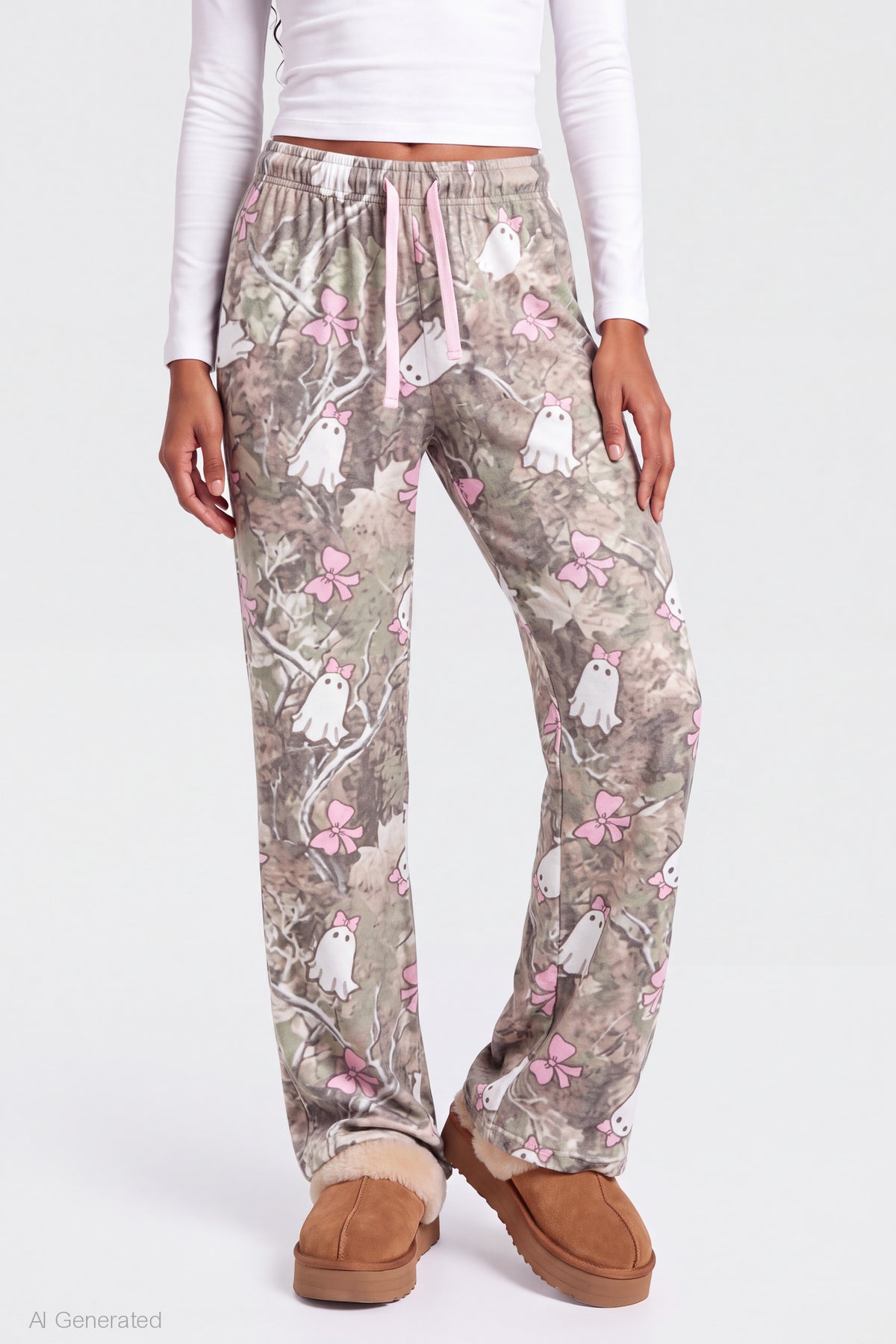 Alt View 3. Halloween Lounge Pant - Camouflage