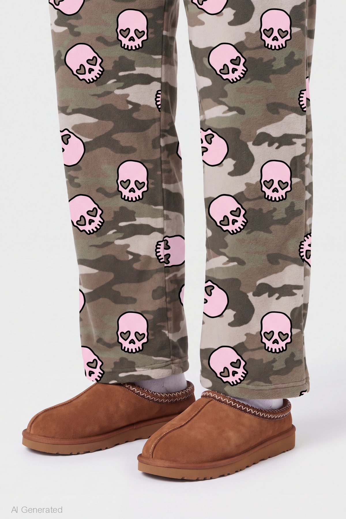Alt View 4. Halloween Plush Pajama Pant - Camouflage