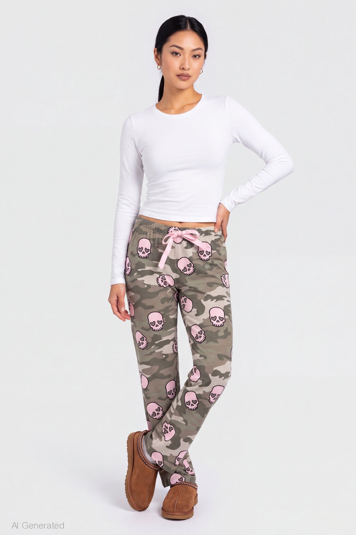 Halloween Plush Pajama Pant - Camouflage