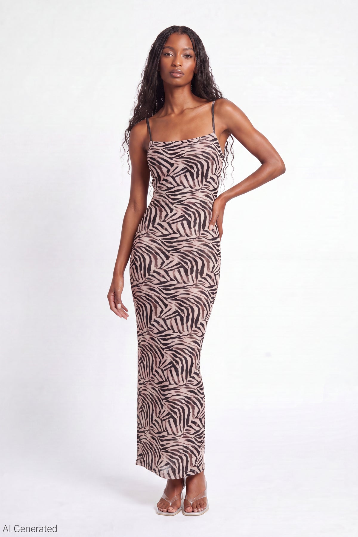 Printed Mesh Maxi Dress – Charlotte Russe