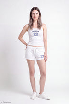 Fleece Graphic Drawstring Short