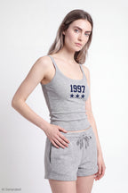Graphic Scoop Neck Tank