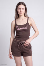 Graphic Scoop Neck Tank
