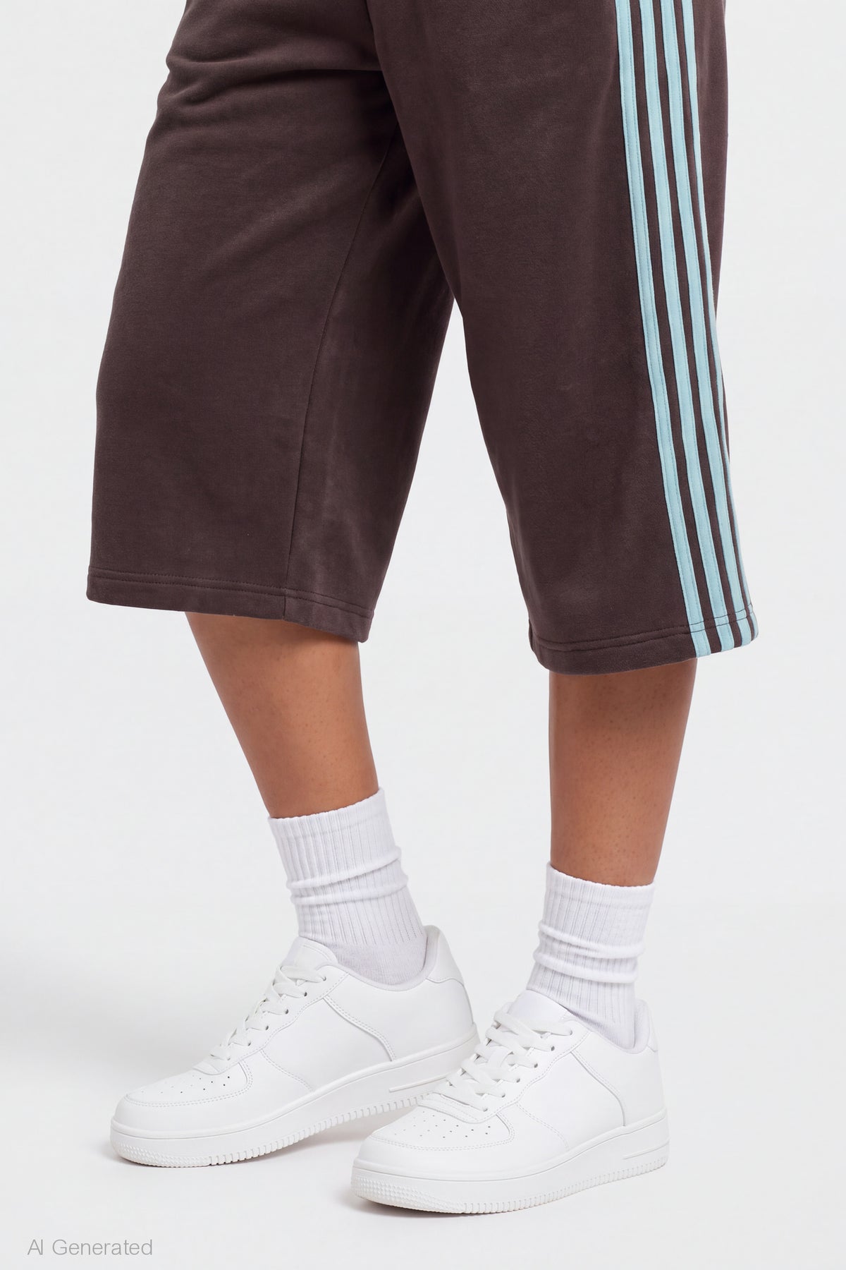 Alt View 4. Fleece Bermuda Short - Brown