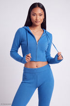 Zip-Up Sweater Hoodie