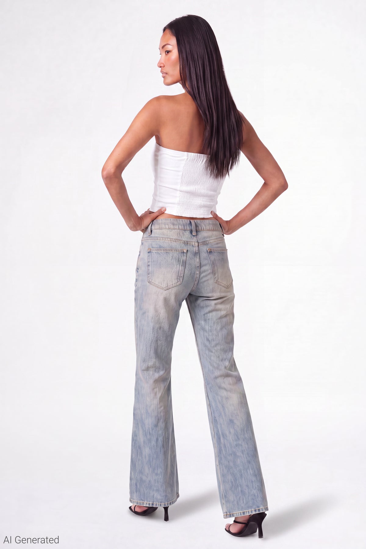 Alt View 3. Summer Graphic Tube Top - White