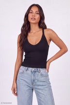 Ribbed Racerback Tank