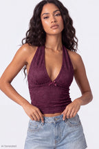 Lace Halter Top