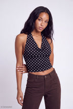 Cowlneck Halter Top