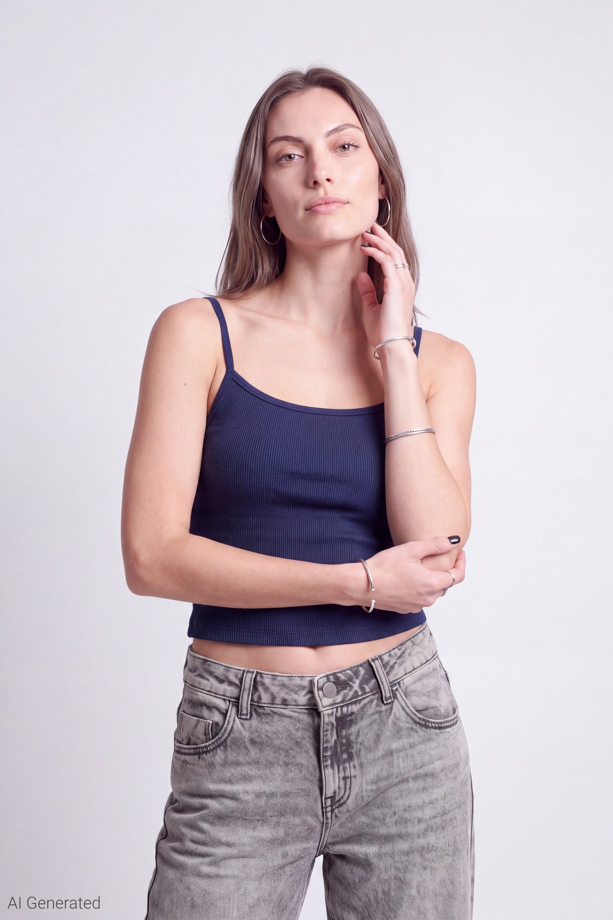 Alt View 2. Reversible Scoop Neck Cami - Yellow
