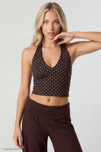 Soft V-Neck Halter Top