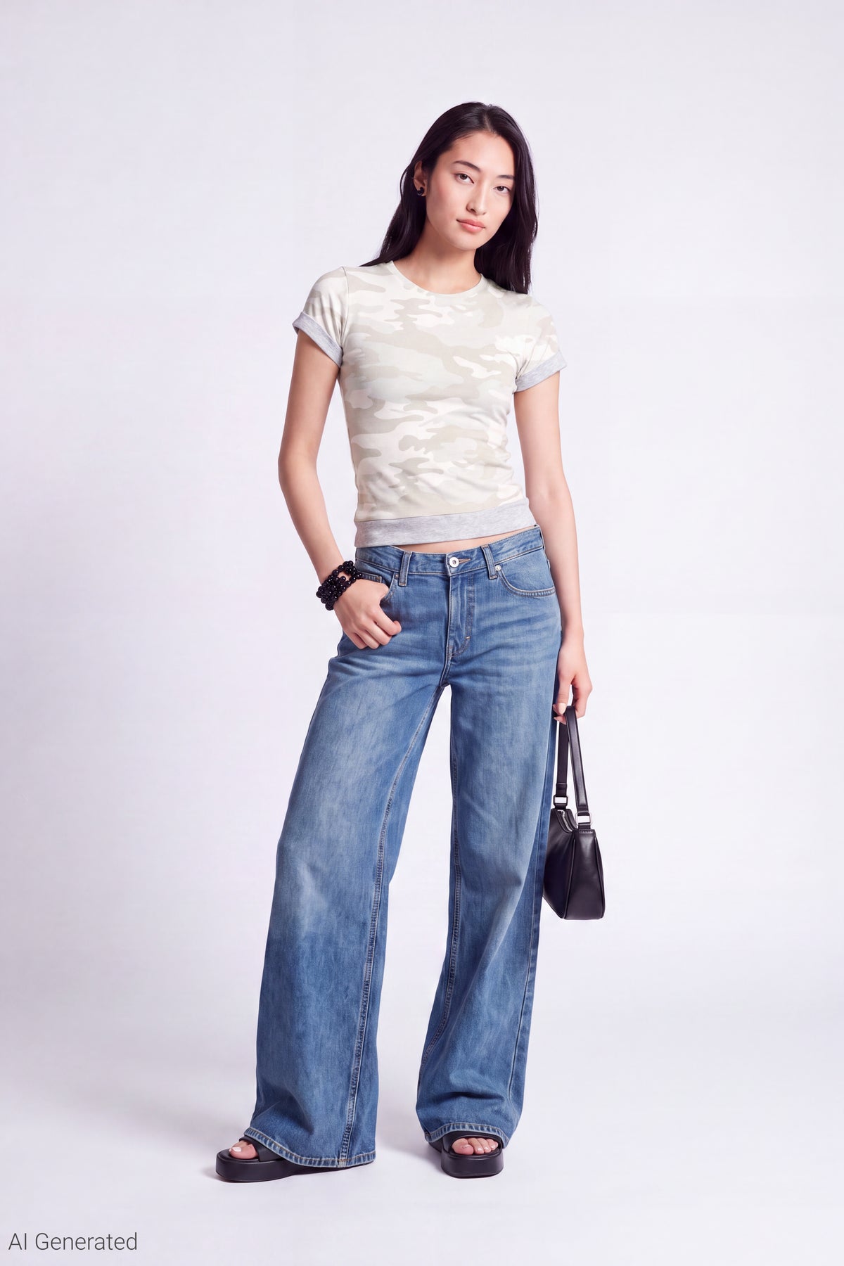 Alt View 2. Short Sleeve Layered Twofer Top - Heather Grey