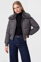 Faux Fur Collared Jacket