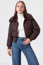 Faux Fur Collared Jacket