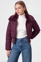 Faux Fur Collared Jacket