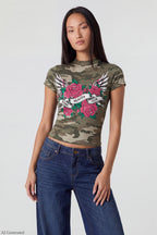 Graphic Fitted T-Shirt